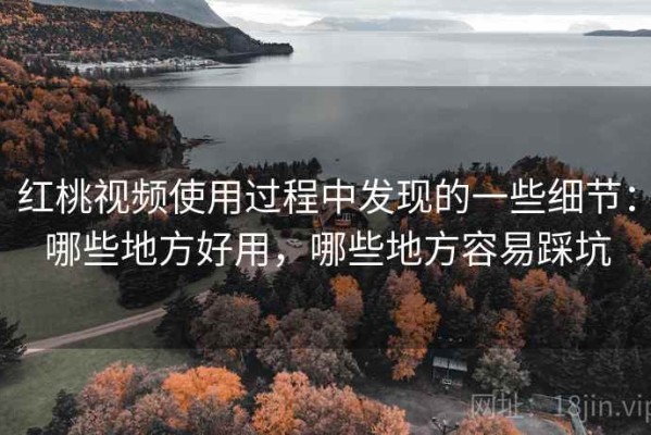 红桃视频使用过程中发现的一些细节：哪些地方好用，哪些地方容易踩坑