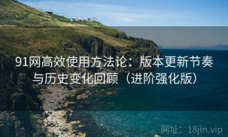 91网高效使用方法论：版本更新节奏与历史变化回顾（进阶强化版）
