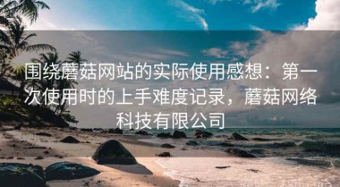 围绕蘑菇网站的实际使用感想：第一次使用时的上手难度记录，蘑菇网络科技有限公司