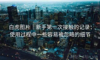 白虎图片｜新手第一次接触的记录：使用过程中一些容易被忽略的细节