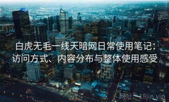 白虎无毛一线天暗网日常使用笔记：访问方式、内容分布与整体使用感受