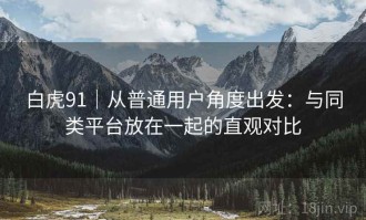白虎91｜从普通用户角度出发：与同类平台放在一起的直观对比