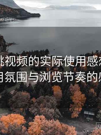 围绕红桃视频的实际使用感想：整体使用氛围与浏览节奏的感受