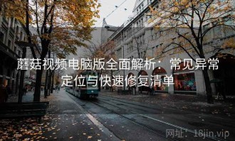 蘑菇视频电脑版全面解析：常见异常定位与快速修复清单