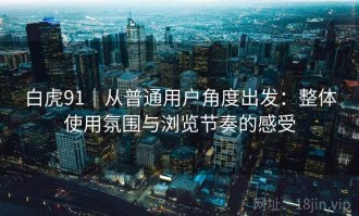 白虎91｜从普通用户角度出发：整体使用氛围与浏览节奏的感受