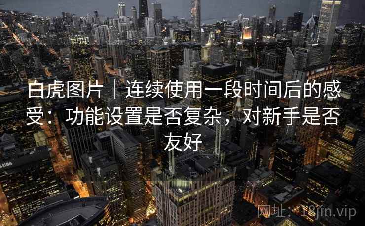 白虎图片|连续使用一段时间后的感受:功能设置是否复杂,对新手是否友好 白虎图片|连续使用一段时间后的感受:功能设置是否复杂,对新手是否友好