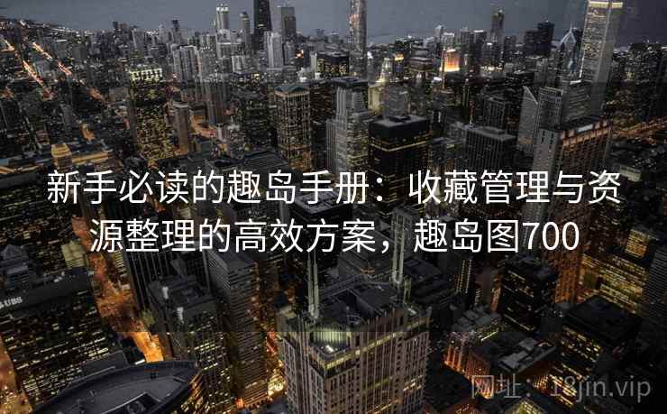 新手必读的趣岛手册：收藏管理与资源整理的高效方案，趣岛图700
