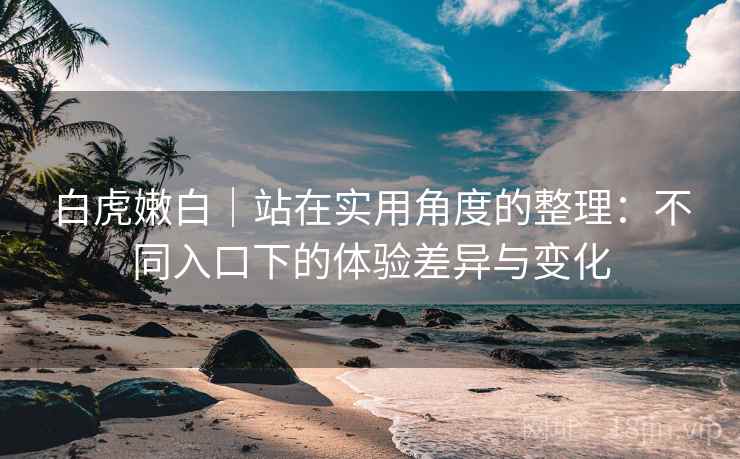 白虎嫩白｜站在实用角度的整理：不同入口下的体验差异与变化