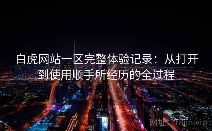 白虎网站一区完整体验记录：从打开到使用顺手所经历的全过程