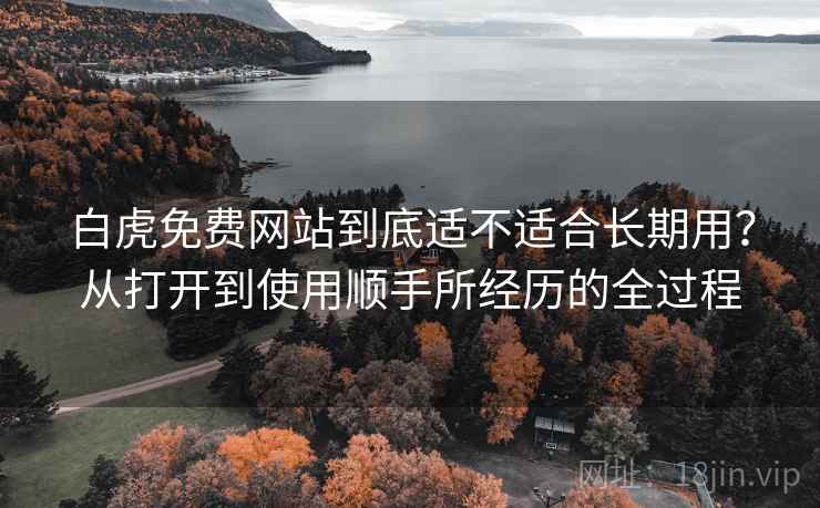 白虎免费网站到底适不适合长期用？从打开到使用顺手所经历的全过程