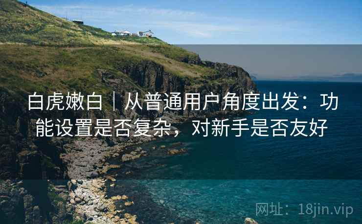 白虎嫩白｜从普通用户角度出发：功能设置是否复杂，对新手是否友好